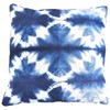 Set of 5 Tie Dye Cushion Cover, 16x16 Indigo Pillowcase,