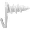 Hillman 122401 Small Self-Drilling White Wall Driller Picture Hangers 35lbs