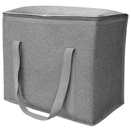 DURASACK Large Insulated Food Delivery Bag – 16"x9"x13" Reusable Thermal Tote for Hot & Cold Transport – Lightweight Grocery, Lunch, and Takeout Carrier – Water-Resistant, Foldable