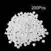 MroMax 200Pcs Screw Cap Cover 0.2 inch Bottom Dia Plastic