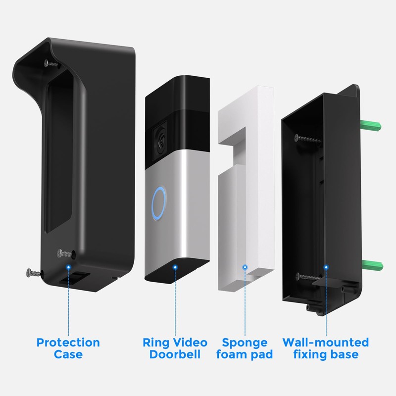 SZBAMI Anti-Theft Ring Video Doorbell Mount, Doorbell Bracket