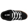 Osiris Men's D3 S Skate Shoe, Black/White/Gum, 9.5