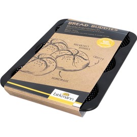 Birkmann Bread Buddies Bread Baking Tray 21 x 3 x 32 cm Heat Resistant up to 230 °C Baking Tray Baking Tray Bread Mould