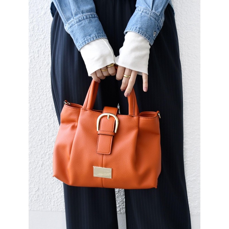SHIPS for Women 310041231 Bag, Plate, Tuck Tote, Orange2