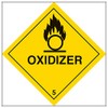 V Safety Hazard diamond – Oxidiser-200x200mm-Magnetic Safety Sign