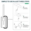 ACEIken Umbrella Reverse Close Folding Windproof Travel Umbrella - Compact