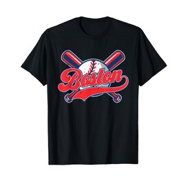 Boston Vintage Baseball Retro Sports T-Shirt