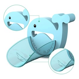 2 Pieces Tap Extender Cartoon, Children's Tap Extender, Tap Extension for Children, Cartoon Tap Extender, for Child Hand Wash, Water Nozzle Extender, Kitchen, Bathroom
