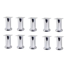 Herrajes Guerrero Pata Para Mueble O Sala 10 Cm De Altura - 10 Piezas