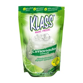2 x 14.1oz Klass Mexican Flavored Drink Mix Powder Limonada Limeade (with Lime Juice)