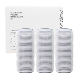 Gloss & Glow Domestic production giant bangs volume hair roll, 3 pieces, gray / 글로스앤글로우 국내생산 대왕 앞머리 볼륨 헤어롤, 3개, 그레이