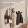 Infixtree Wall Mounted Coat Rack with 4,5,6 Coat Hooks for
