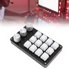 Mini Custom Keypad 12 Keys 3 Knobs Programmable Blue Switch