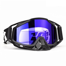 Dexpally Maschera Motocross Occhiali Motocross Occhiali da Motocross Mascherina Casco Motocross Occhiali di Sicurezza Maschera MTB Enduro per ATV, Casco Compatibile