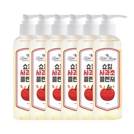 Label Young Shocking Apple Cider Cleanser, 6 packs, 200ml / 라벨영 쇼킹사과초 클렌저, 6개, 200ml