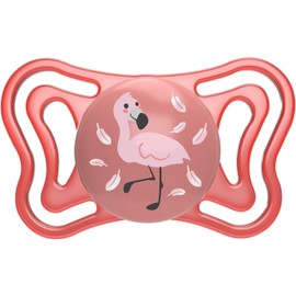 PhysioForma Light Baby-Schnuller mit SilikonPersonal Care für 6-16 Monate, leicht und atmungsaktiv, ergonomische Form, unterstützt die physiologische Atmung und die richtige Entwicklung des Mundes, Rosa, 2