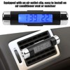 TKSE Car Clock Thermometer, 2 in 1 Car Electronic Clock,