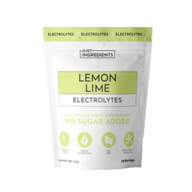 Lemon Lime Electrolytes – 30‑Serving Hydration Drink Mix with Coconut Water, Sea Salt, and Trace Minerals – Supports Energy, Recovery, and Electrolyte Balance*