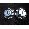 FEATHERLITE 8 Lug 6.5" w/ 13/16" Lug Nut Trailer Chrome