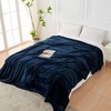 LINENOVA Fleece Throw Blanket for Couch, Sofa, Bed, Soft Lightweight