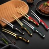 Stainless Steel Kitchen Tongs for Cooking – Anti-Slip Grip for