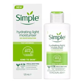 Crema Hidratante Facial Simple 125ml Piel Sensible Vegana
