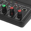 2 Channels Sound Card Mixer, High Accurate USB Sound Console