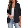 MINTLIMIT Women's Casual Blazers Notched Lapel One Button Suit Jacket