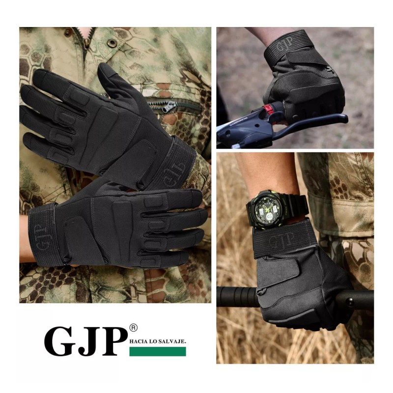 GJP ORIGINAL Guante Táctico Militar Dedos Largos Bicicleta Moto Campismo
