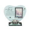 Special Remembrance Memorial Dad Tea Light Holder, one size,White