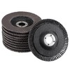 sourcing map 4 Inch Flap Disc 320 Grit Sanding Grinding