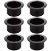 LOYORTY 6PCS 3 Inch Plastic Duct Connector Flange, Straight Pipe