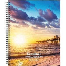 Day-Timer Beautiful Coastlines 2026 2-Page-Per-Wee