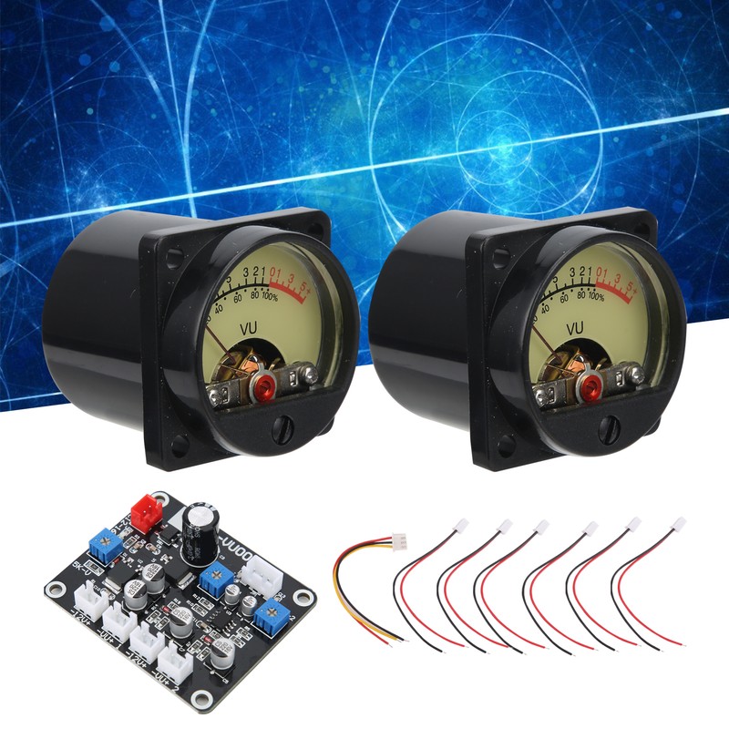 TS-DB35-Q 2PCS VU Meter with Driver Board DB Meter Sound