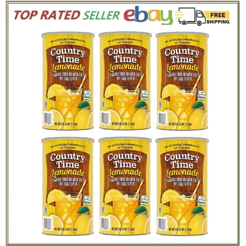 Country Time 6 Pack - Country Time Powdered Lemonade Drink