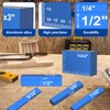 15Pcs Setup Blocks Height Gauge Set, Metric 4in High Precision