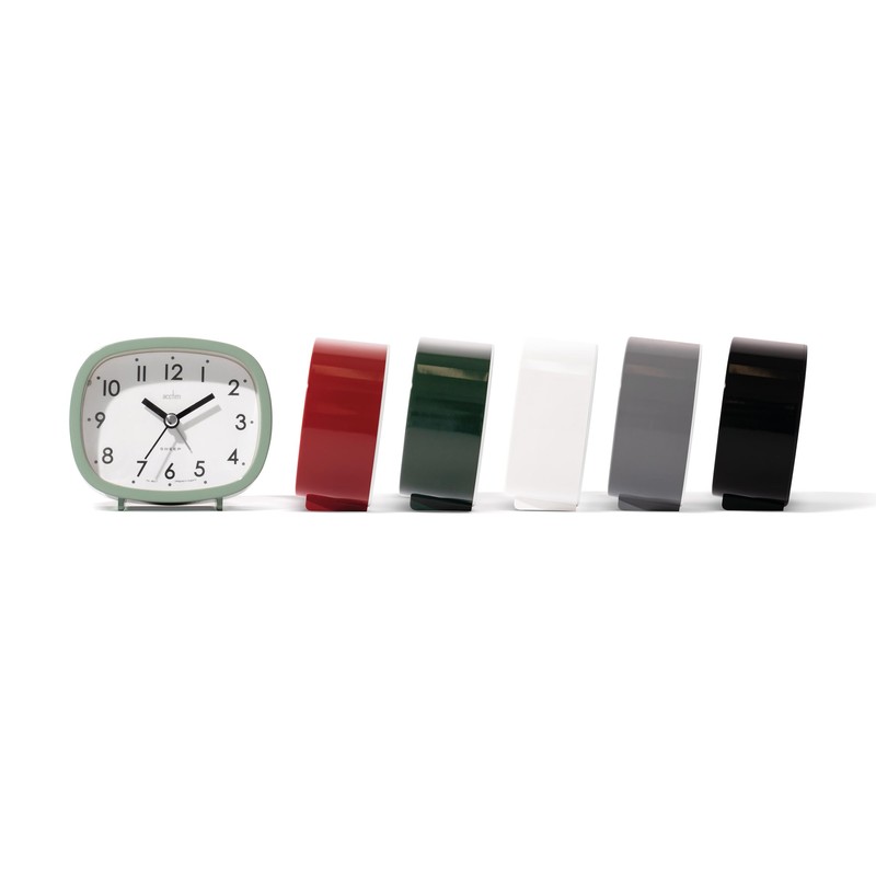 Acctim Hilda Analogue Alarm Clock Non Ticking Sweep Crescendo Alarm