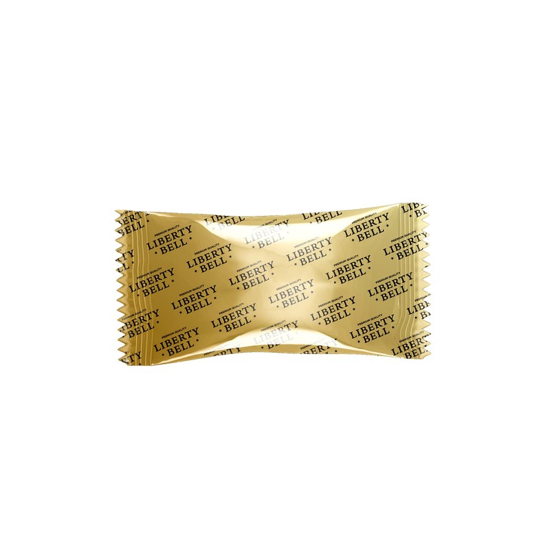 Liberty Bell Coffee Latte Flavored Caffeinated Individually Wrapped Hard Candy,