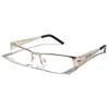 Men Rectangular Half Rimless Metal Reader Reading Glasses Sophisticate look