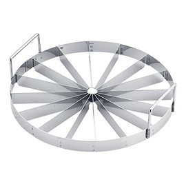 Endo Shoji WTL30816 Commercial Torte Cutter, 16-inch Cuts, Stainless Steel, Made in Japan