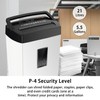 Bonsaii Heavy-Duty Shredder, Up to 12 Sheets, P-4 high Security,