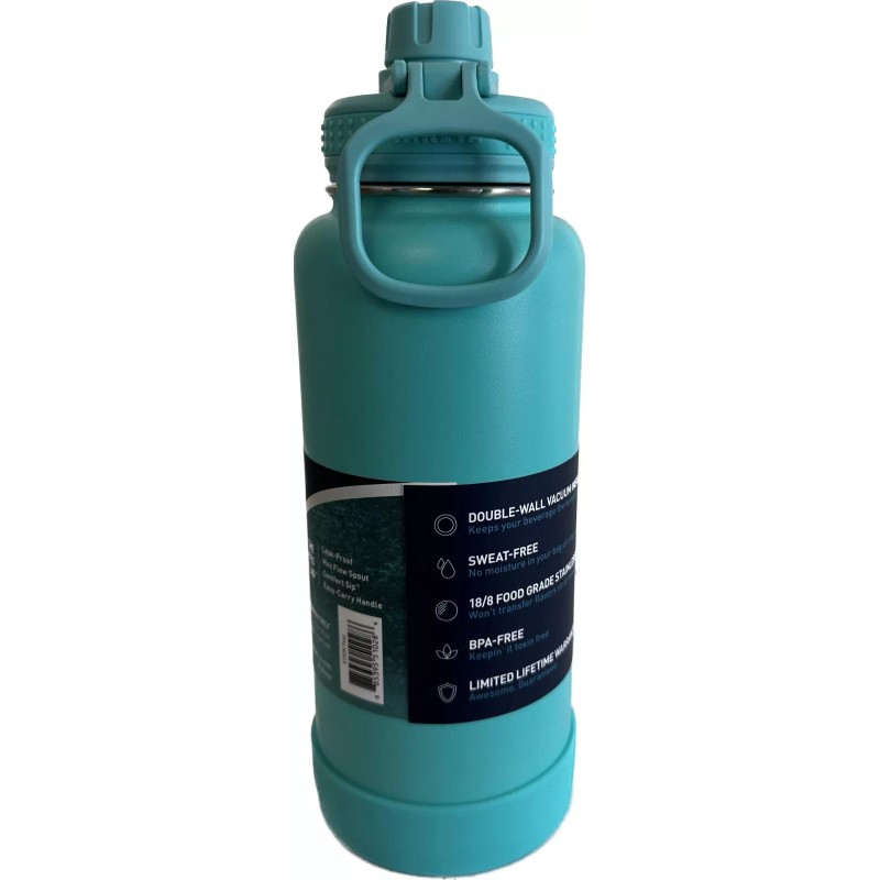 Takeya 32oz Teal Actives Insulated Stainless Steel Water Bottle with