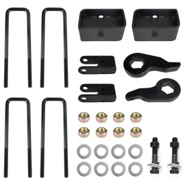 GSTP 3" Front and Rear Suspension Lift Kit Compatible With Chevy Silverado GMC Sierra 1500 4X4 4WD 1999-2007- Leveling Lift Kits with Strut Spacer and Shock Extenders