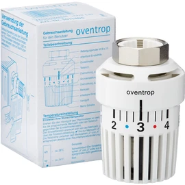 Oventrop Thermostat Uni LH M30 x 1.5 with zero setting 7-28°C, packaging may vary