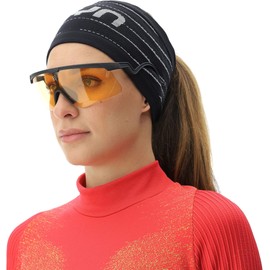 UYN Unisex Rapid Head Band, Black/Pearl Grey