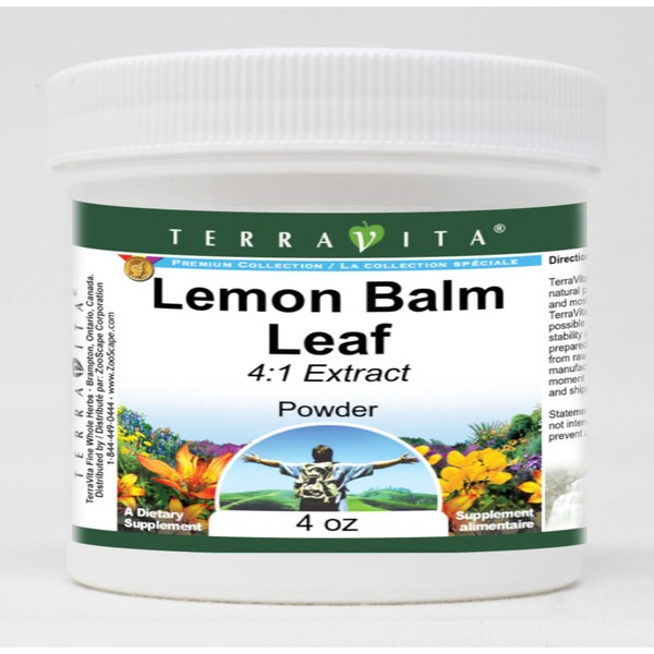 Lemon Balm Leaf 4:1 Extract Powder (4 oz, ZIN: 541258)
