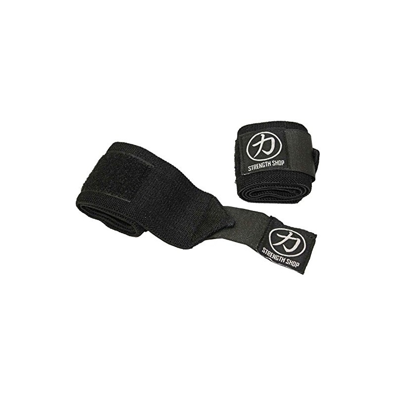 Strength Shop Hercules Wrist Wraps - Black (60 CM)