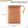 2 Piezas Bolsa para Jabón en Barra, Funda de Malla