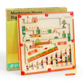 JESUS Laberinto magnético de Colores y números, para familias, escuelas, Juegos interactivos Entre Padres e Hijos, para ejercitar la concentración y Las Habilidades de Pensamiento