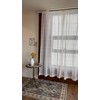 Sarah Haus Lace Curtain Panel (Single), Hebron Pattern Drapes, Rod